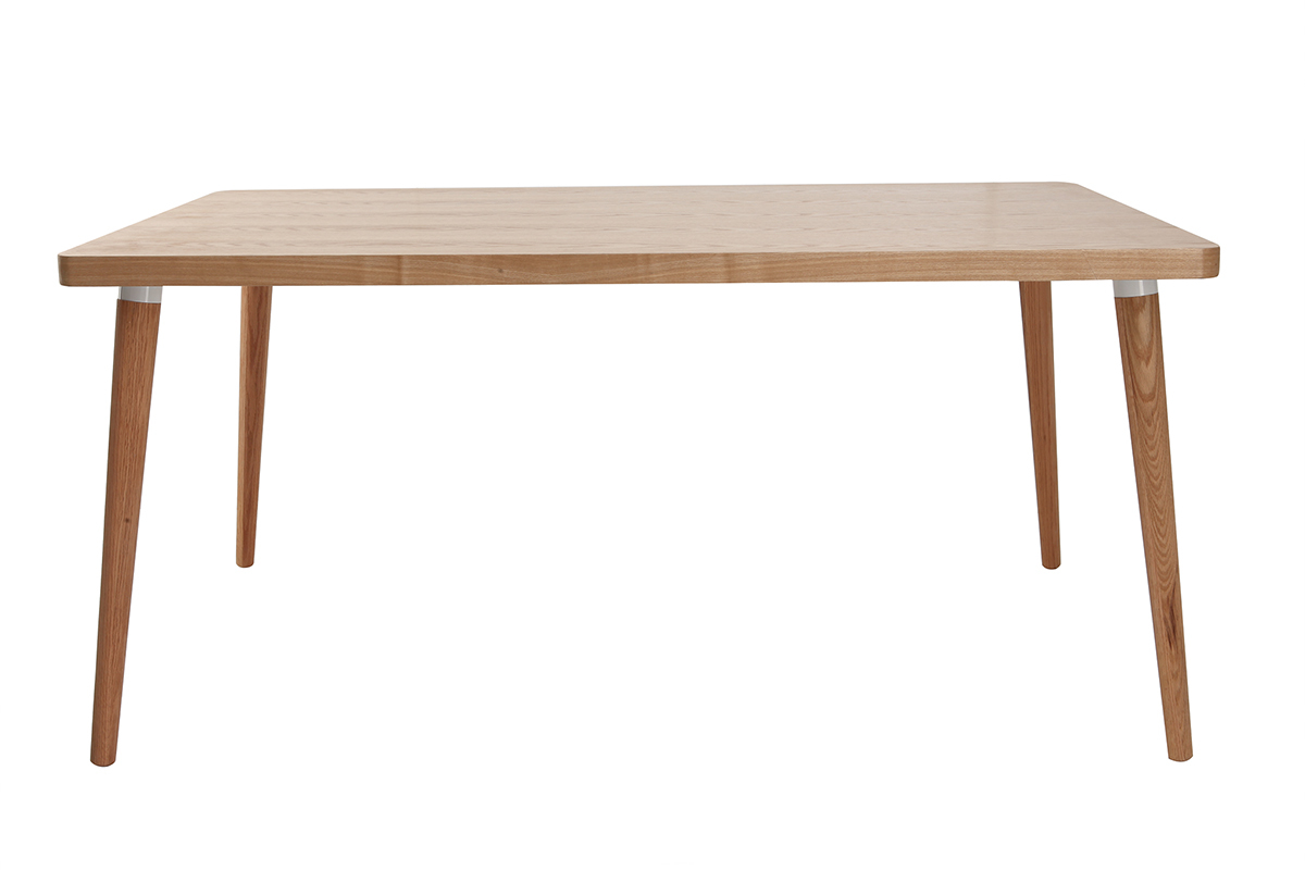 Tavolo da pranzo design in quercia chiara L160 TOTEM