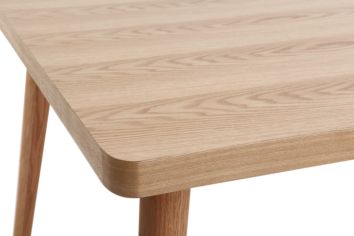 Tavolo da pranzo design in quercia chiara L160 TOTEM