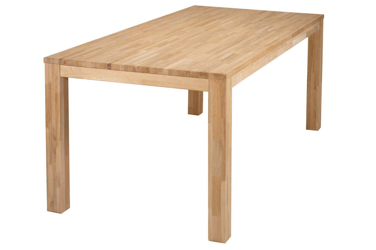 Tavolo da pranzo design in quercia L180 LUPA