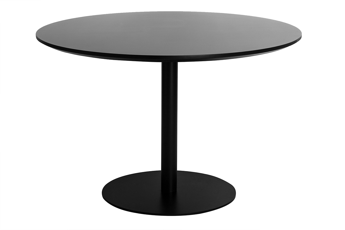 Tavolo da pranzo design nero ovale L170 cm HALIA