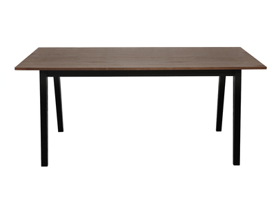 Tavolo da pranzo design noce e nero opaco NORMA