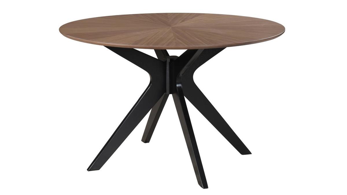 Tavolo da pranzo design ovale noce L160 cm DIELLI