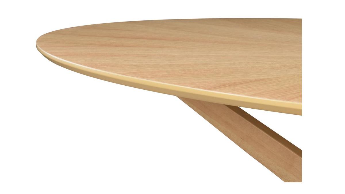 Tavolo da pranzo design ovale rovere L160 cm DIELLI