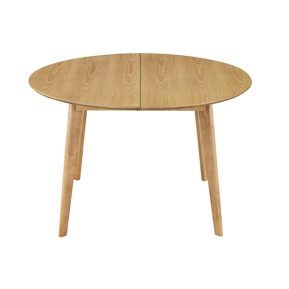 Tavolo da pranzo design rotondo allungabile quercia L120-150 LEENA