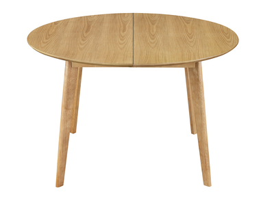 Tavolo da pranzo design rotondo allungabile quercia L120-150 LEENA - Tavolo da pranzo design rotondo allungabile quercia L120-150 LEENA