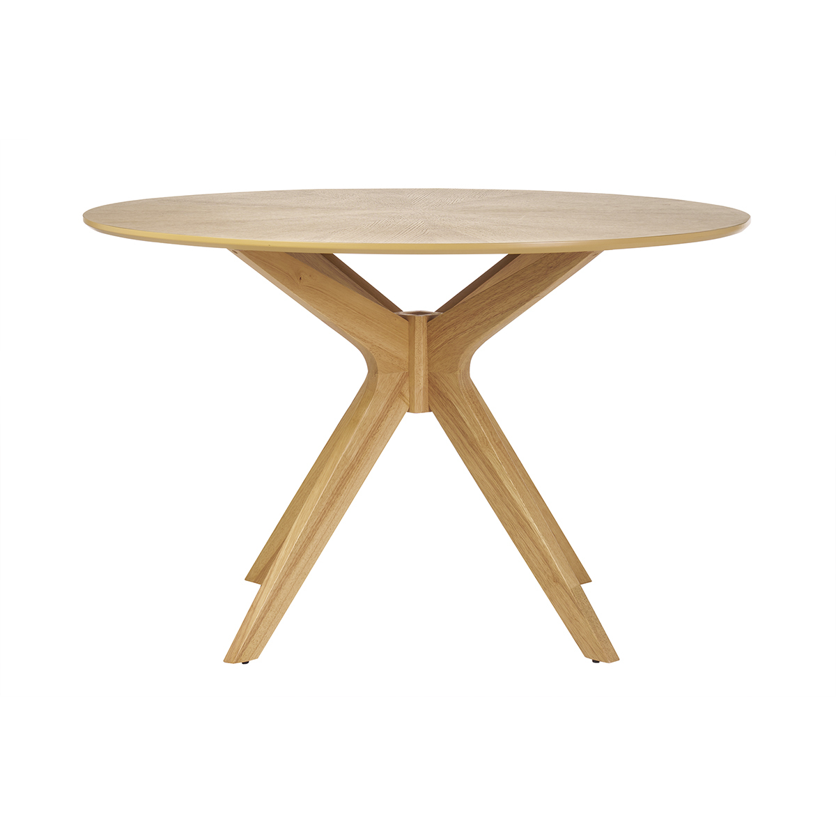 Tavolo da pranzo design rotondo rovere D120 cm DIELLI