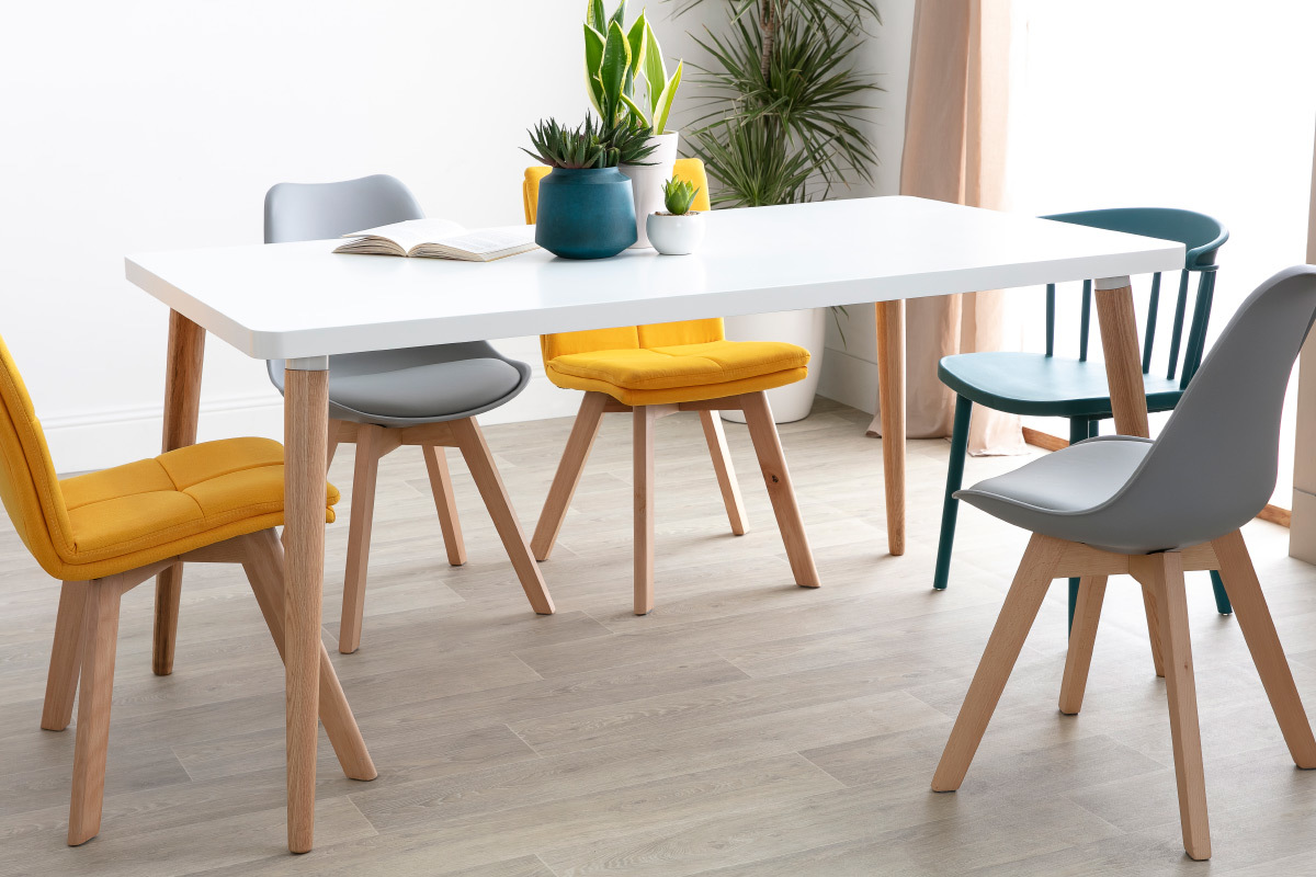 Tavolo da pranzo design scandinavo L160 TOTEM