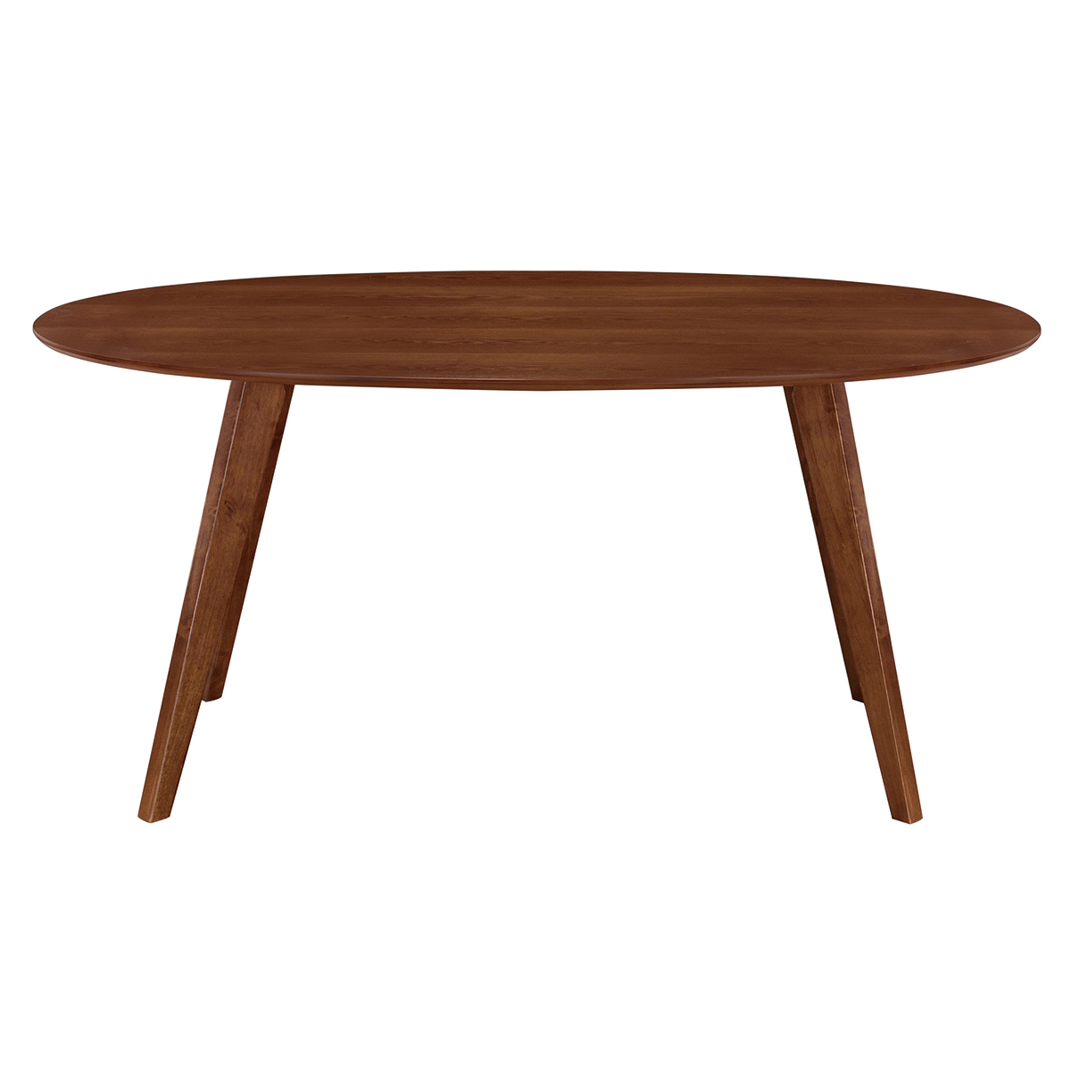 Tavolo da pranzo design scandinavo ovale noce L160 MARIK