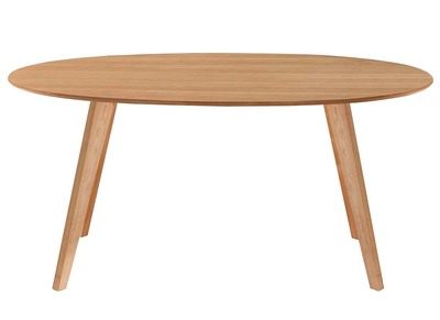Tavolo da pranzo design scandinavo ovale quercia L160 MARIK