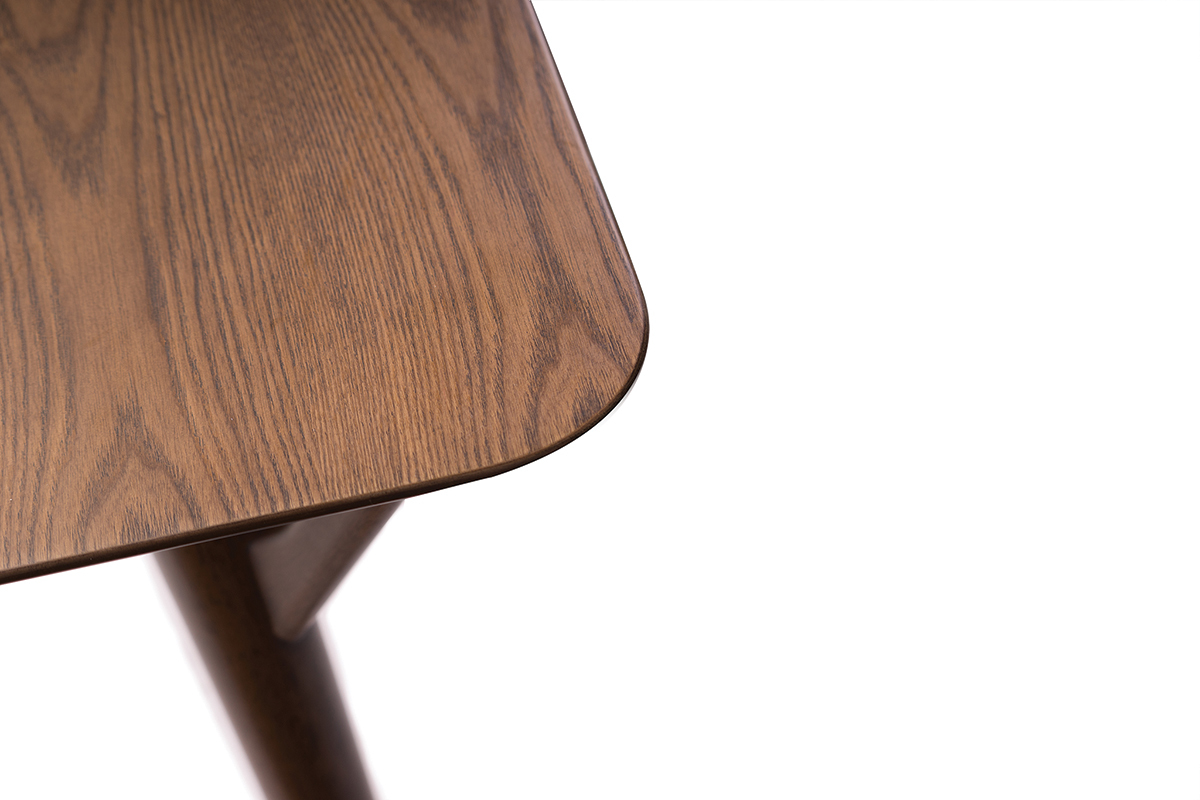 Tavolo da pranzo design vintage noce WALFORD