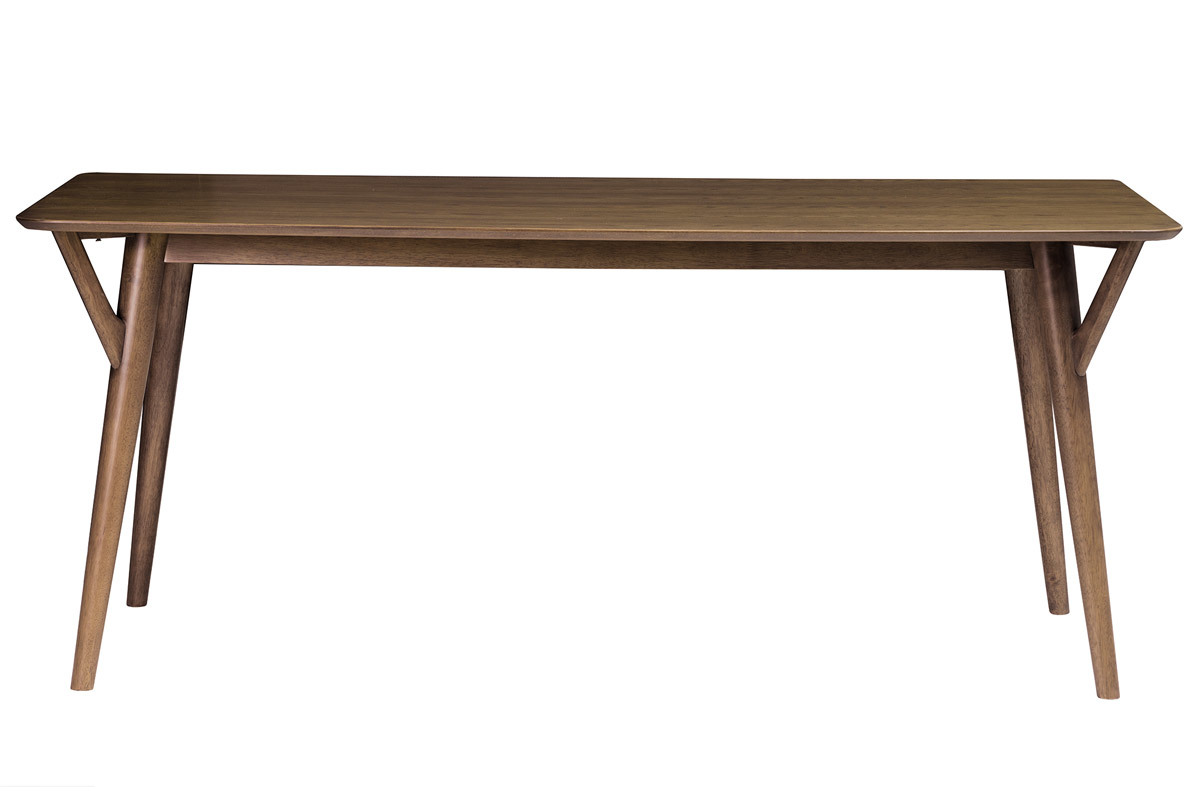 Tavolo da pranzo design vintage noce WALFORD