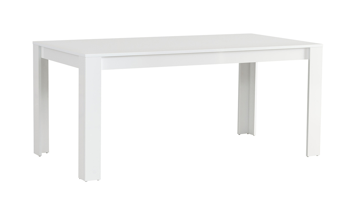 Tavolo da pranzo di design bianco laccato L170 cm NEYO