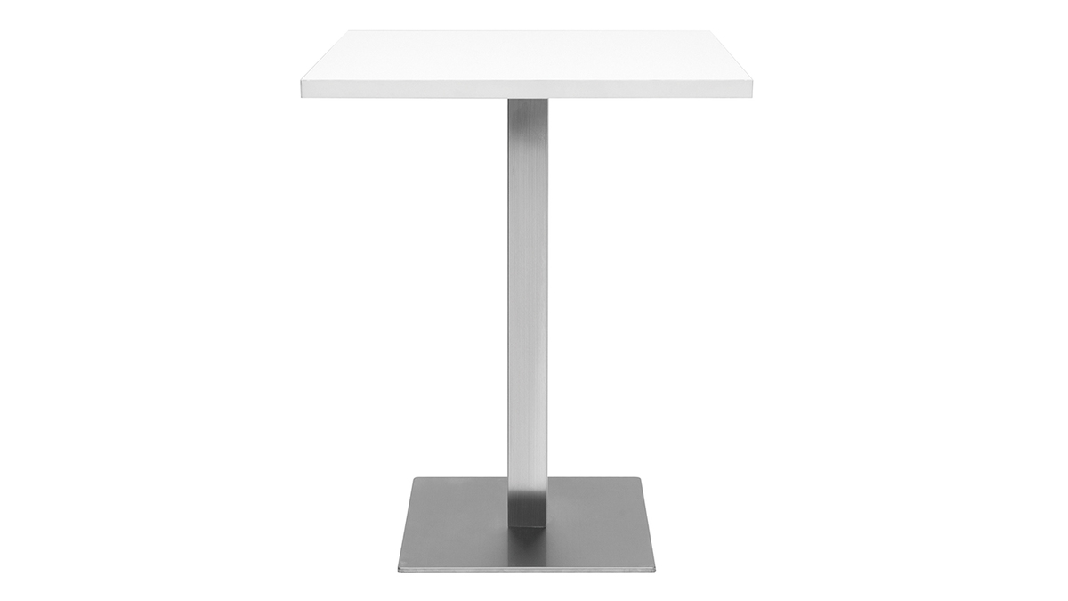 Tavolo da pranzo di design quadrato bianco JORY