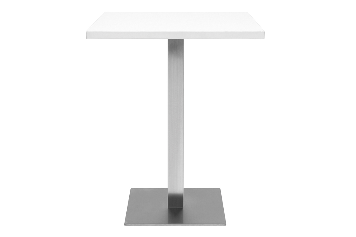 Tavolo da pranzo di design quadrato bianco JORY