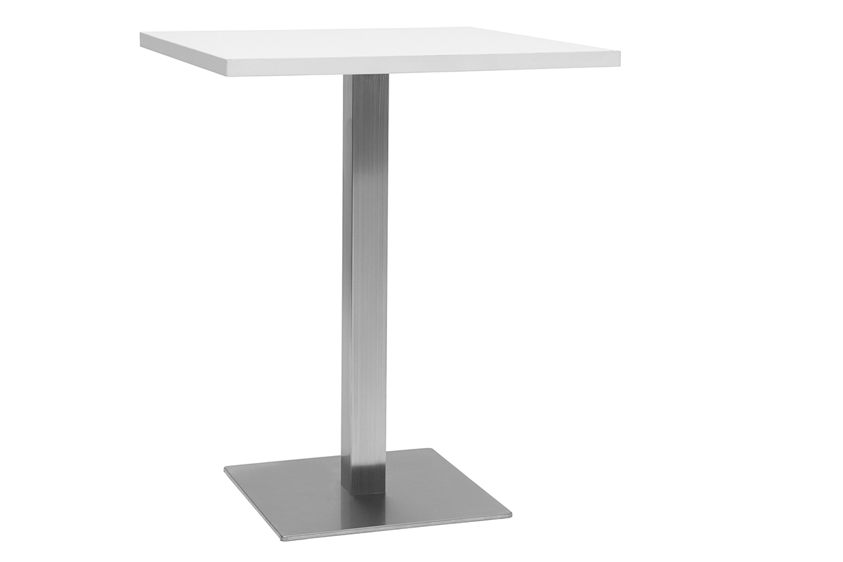 Tavolo da pranzo di design quadrato bianco JORY