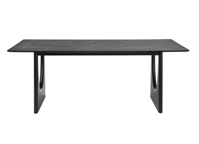 Tavolo da pranzo di design rettangolare nero L200 cm KUALA