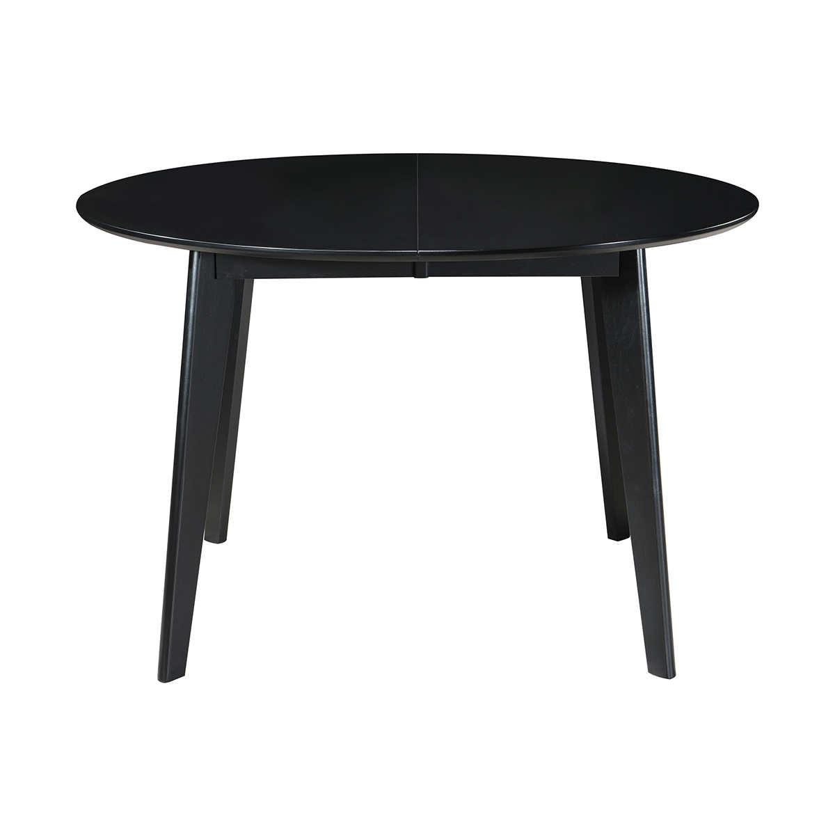 Tavolo da pranzo estensibile rotondo nero L120-150 cm LEENA