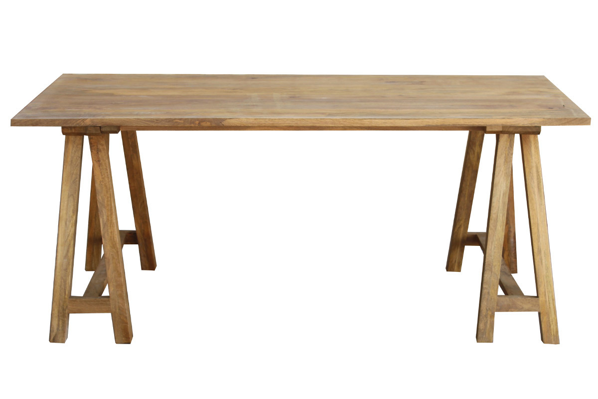 Tavolo da pranzo in legno di mango modello L180 ANTIQUA