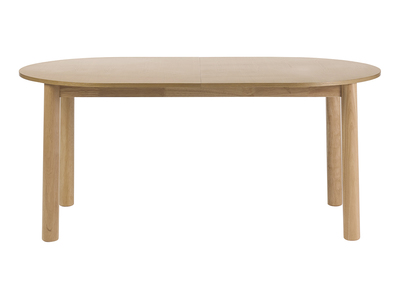 Tavolo da pranzo ovale allungabile in legno chiaro frassino L180-230 cm CLAUDIE