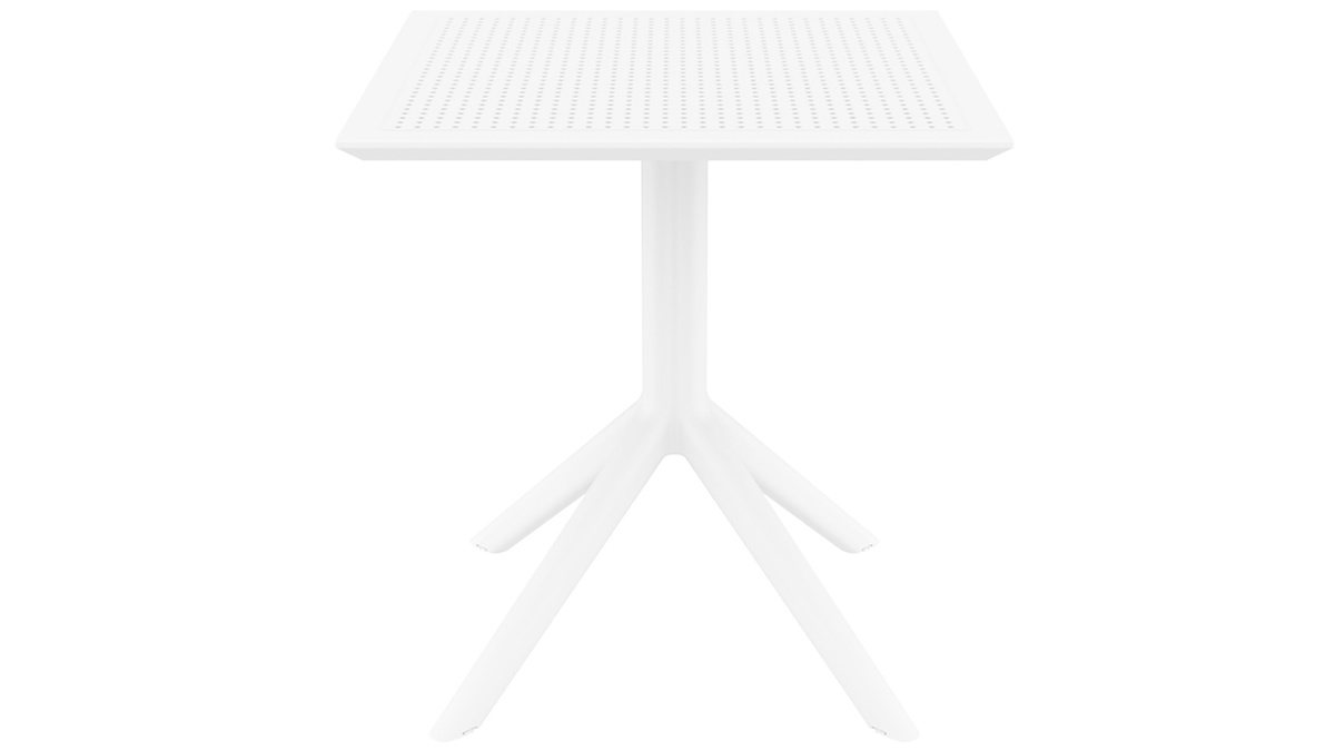Tavolo da pranzo quadrato design bianco interno / esterno OSKOL