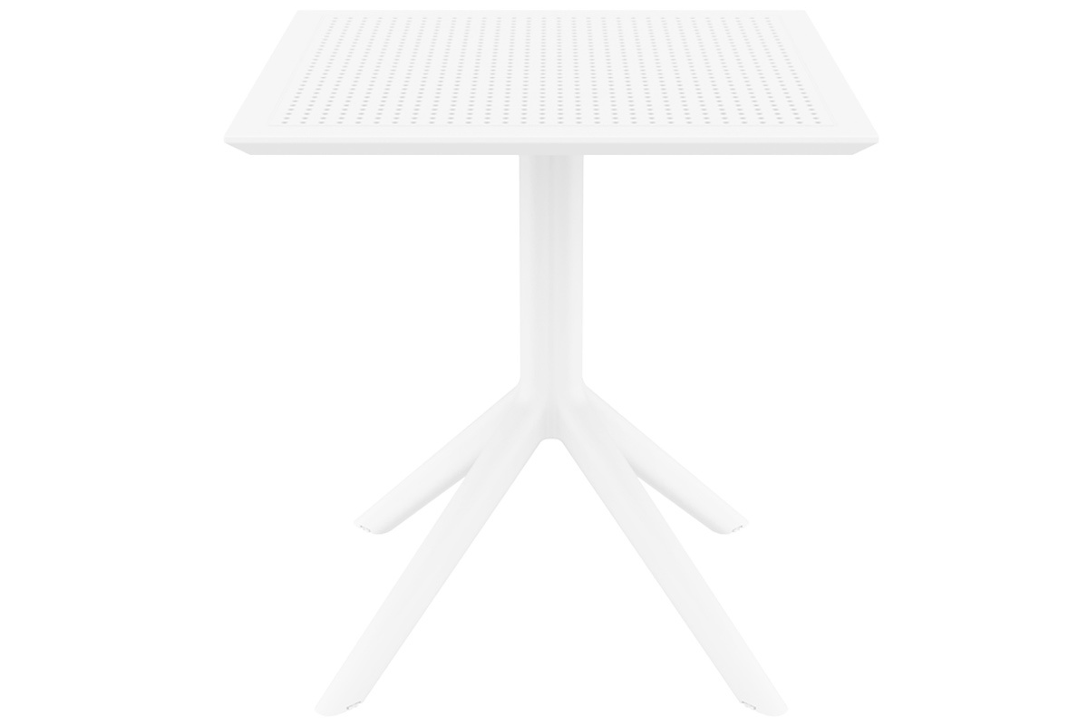 Tavolo da pranzo quadrato design bianco interno / esterno OSKOL