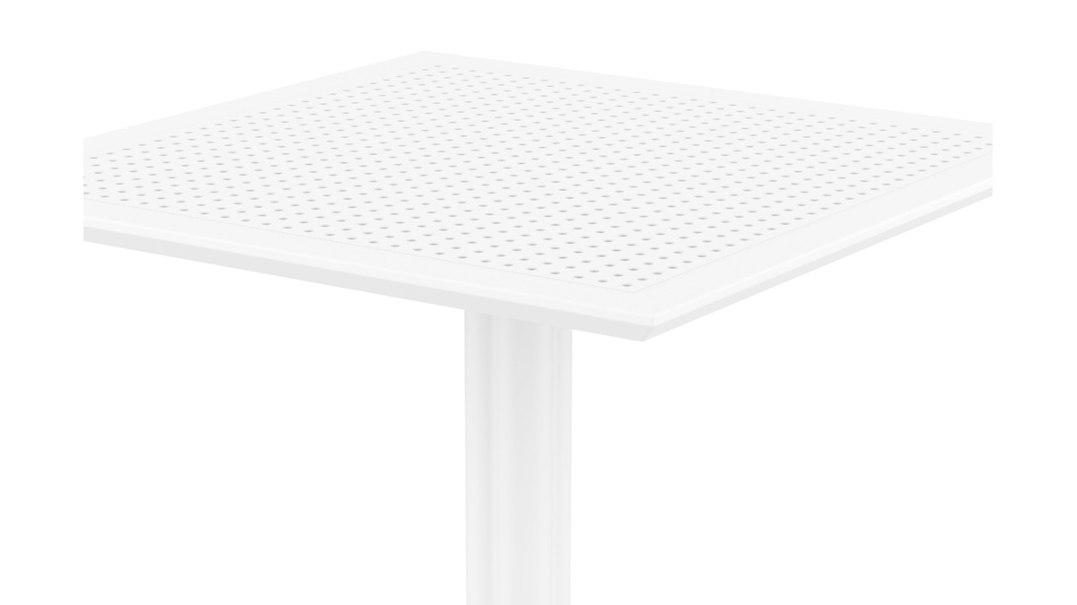 Tavolo da pranzo quadrato design bianco interno / esterno OSKOL