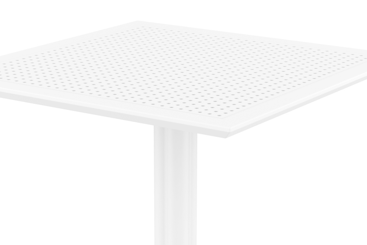 Tavolo da pranzo quadrato design bianco interno / esterno OSKOL