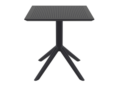 Tavolo da pranzo quadrato design nero interno / esterno OSKOL - Tavolo da pranzo quadrato design nero interno / esterno OSKOL