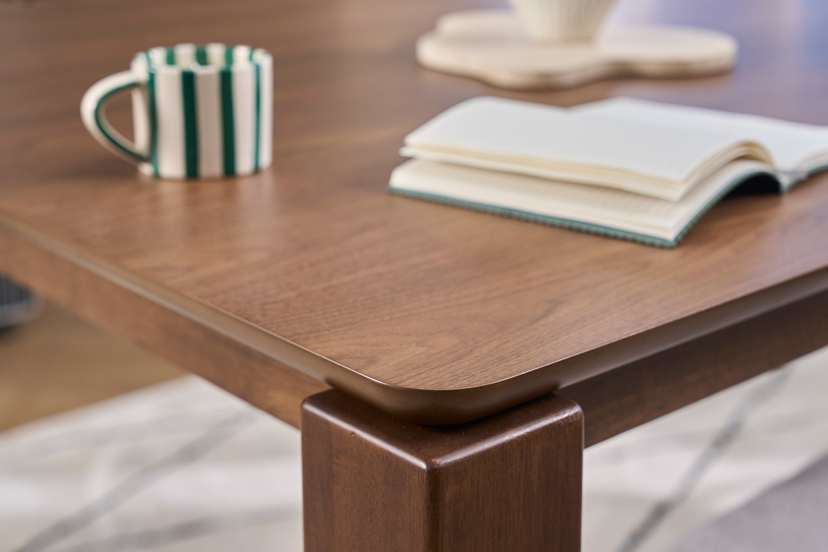 Tavolo da pranzo quadrato legno scuro L120 cm RAYA
