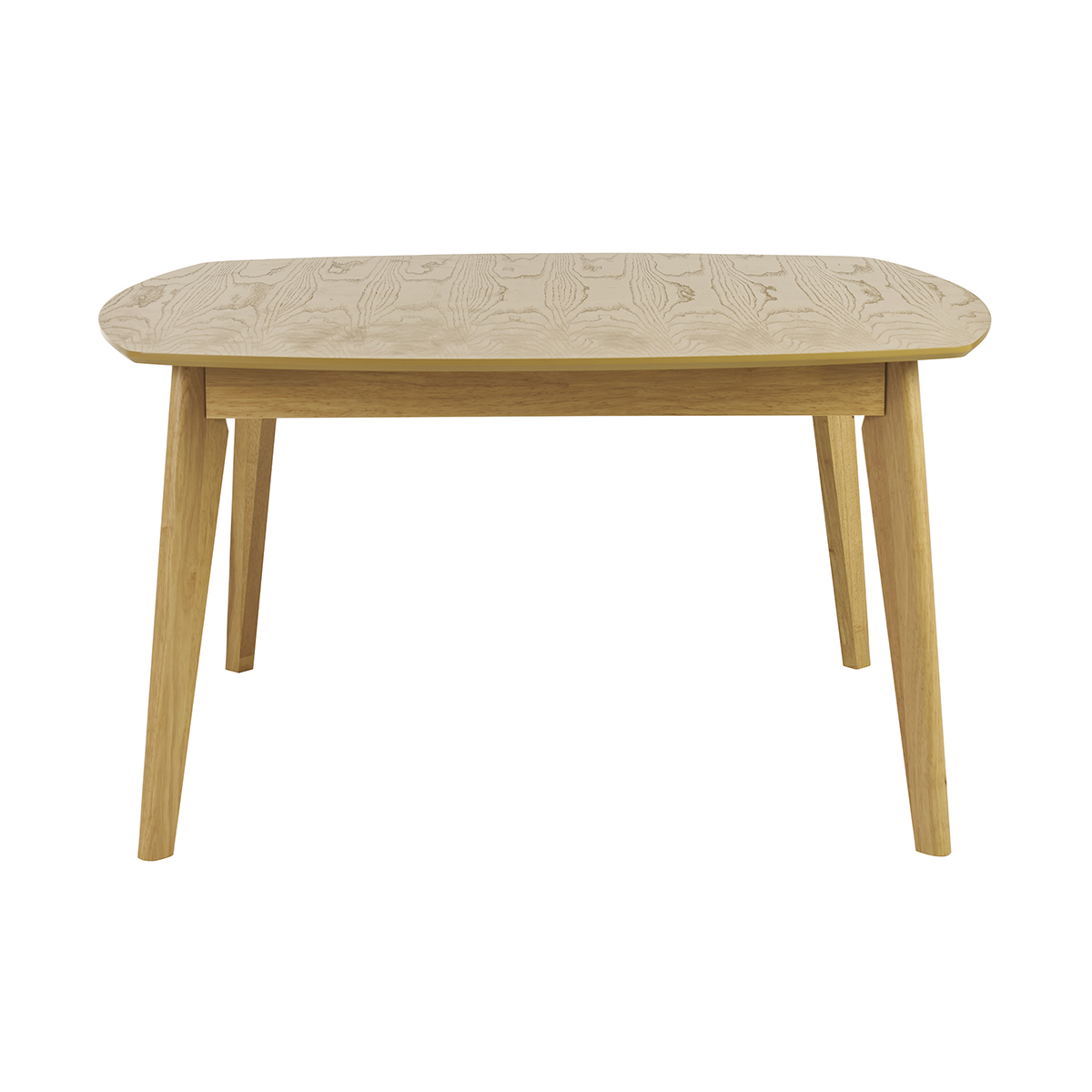 Tavolo da pranzo quadrato scandinavo legno chiaro quercia L140 cm LEENA