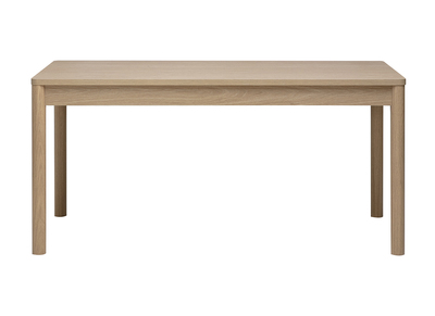 Tavolo da pranzo rettangolare con contenitori finitura legno chiaro rovere L160 cm IZZIE