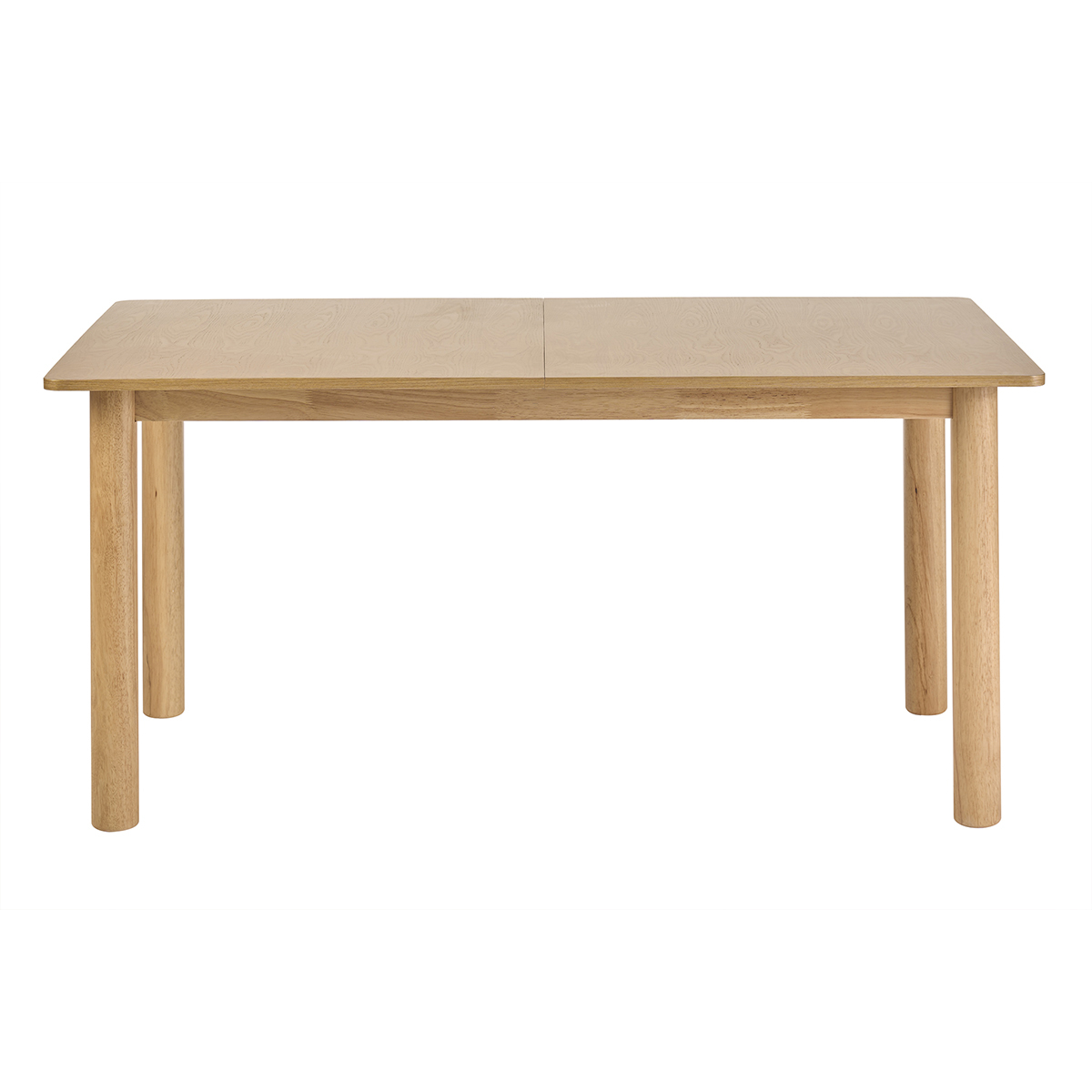 Tavolo da pranzo rettangolare estensibile in legno chiaro frassino L160-210 cm CLAUDIE