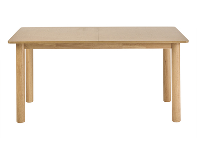 Tavolo da pranzo rettangolare estensibile in legno chiaro frassino L160-210 cm CLAUDIE