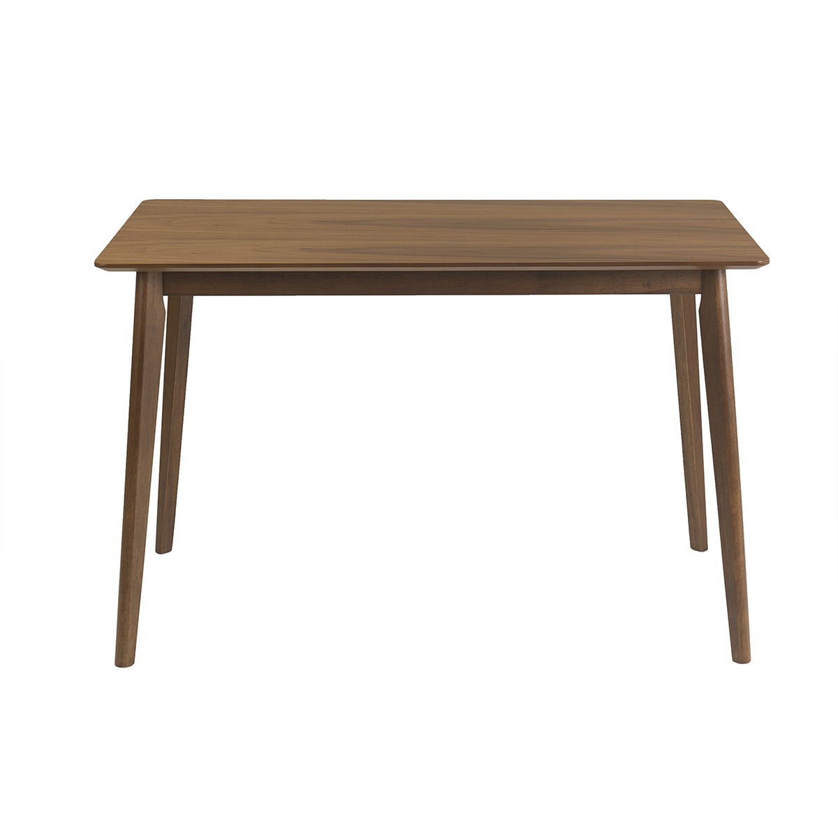 Tavolo da pranzo rettangolare in legno scuro noce L120 cm ELION