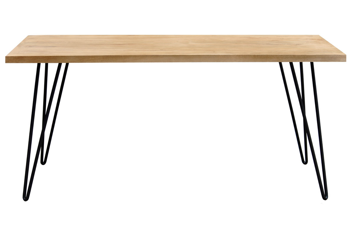Tavolo da pranzo rettangolare mango L160 cm VIBES