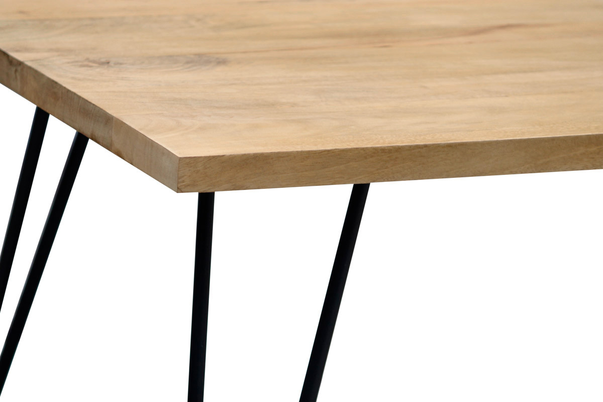 Tavolo da pranzo rettangolare mango L160 cm VIBES