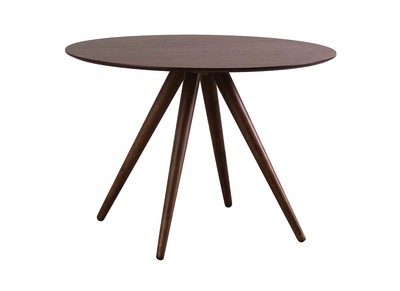 Tavolo da pranzo rotondo design noce D106 WALFORD