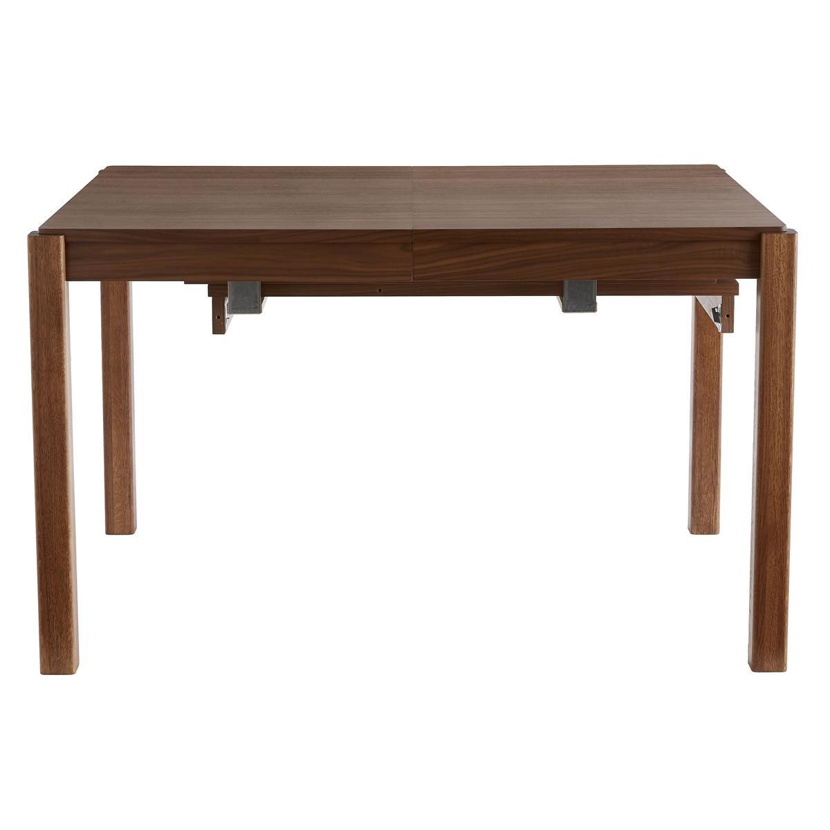 Tavolo da pranzo scandinavo allungabile finitura noce rettangolare L125-238 cm AGALI