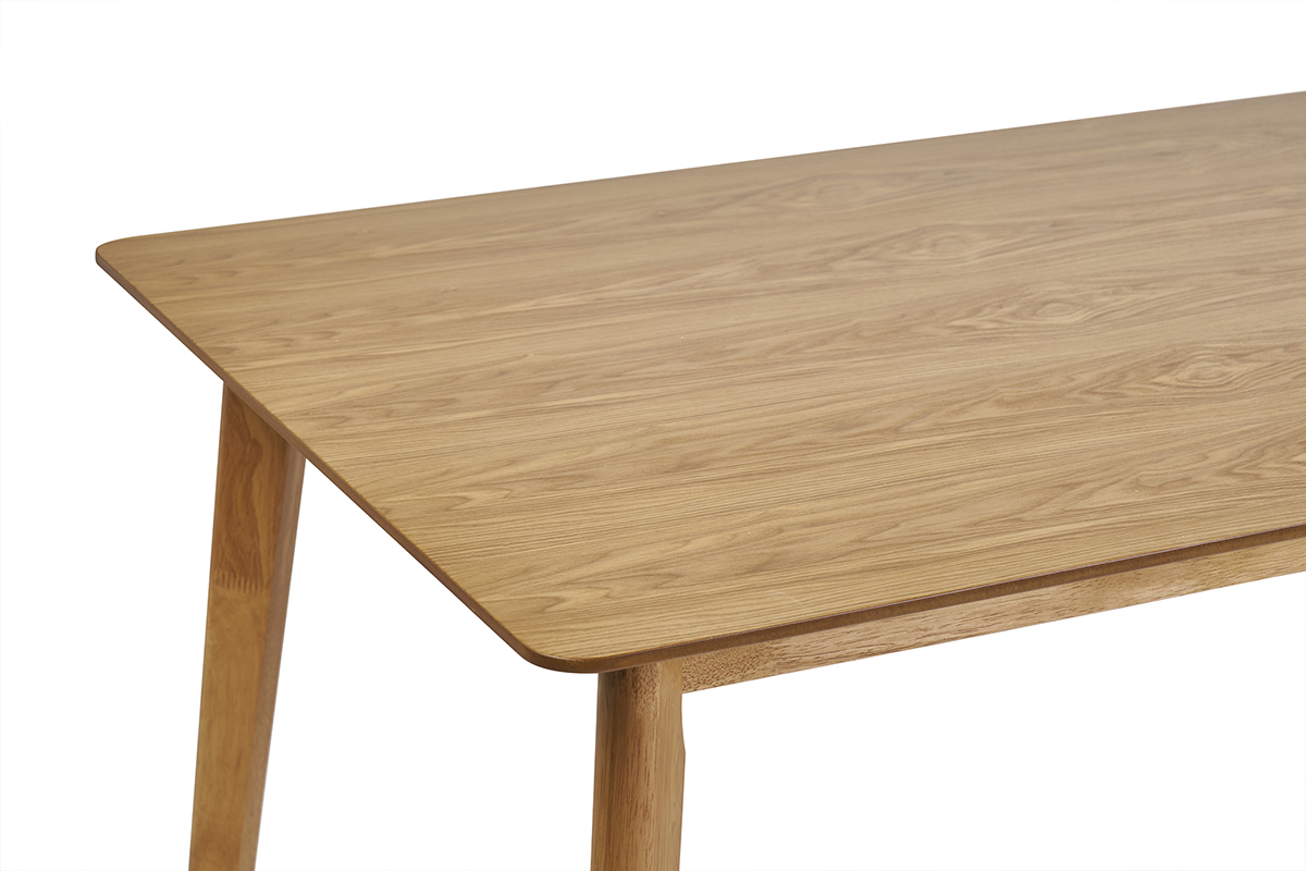 Tavolo da pranzo scandinavo finitura frassino L120 cm ELION