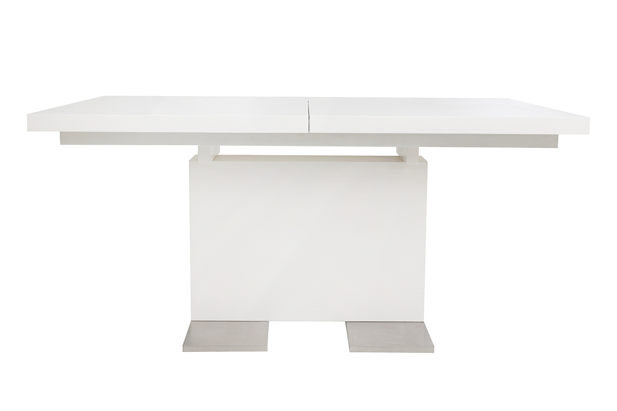 Tavolo design allungabile laccato bianco L160-220 NEMIA