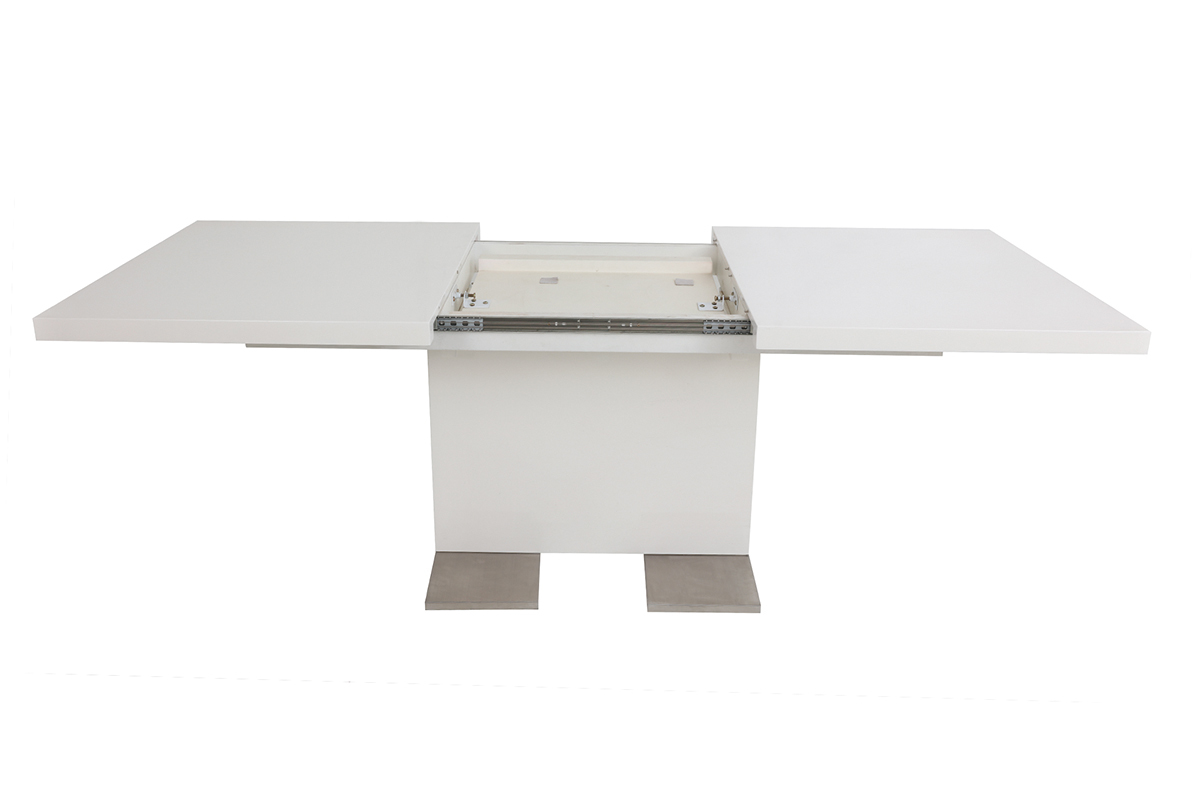Tavolo design allungabile laccato bianco L160-220 NEMIA