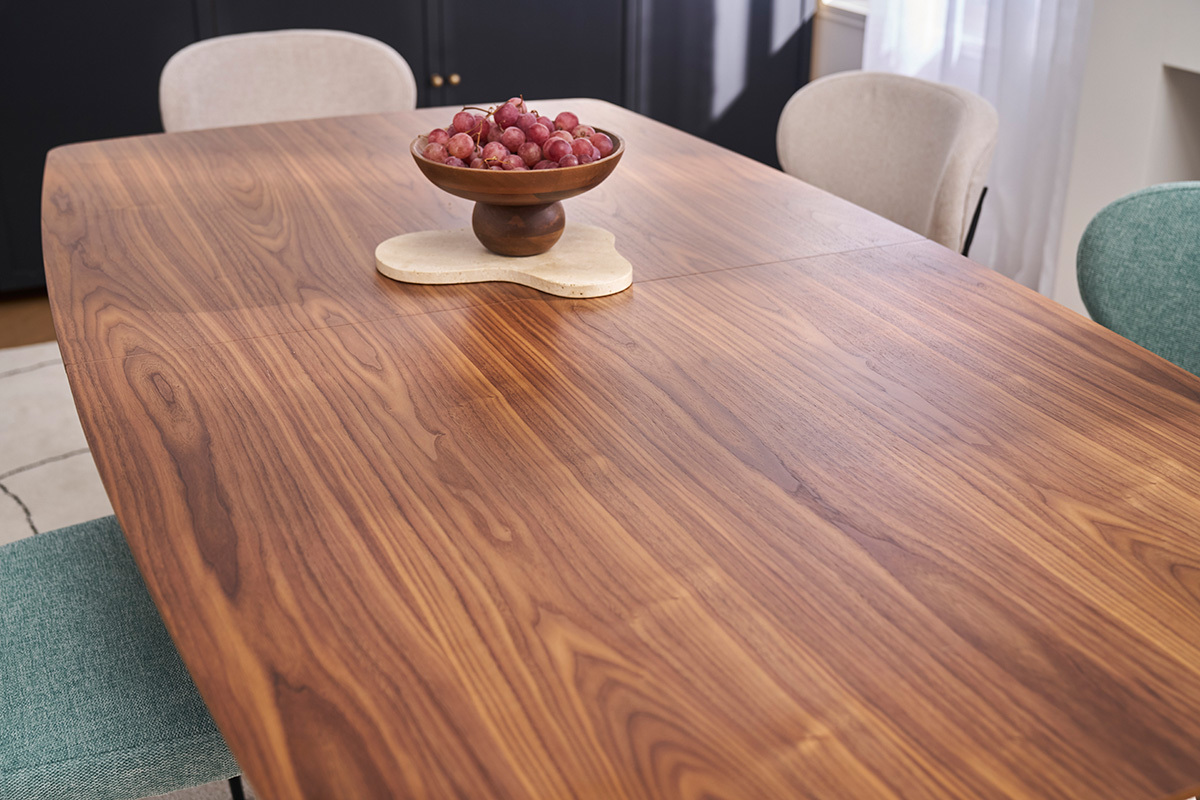 Tavolo design allungabile noce L180-230 FIFTIES