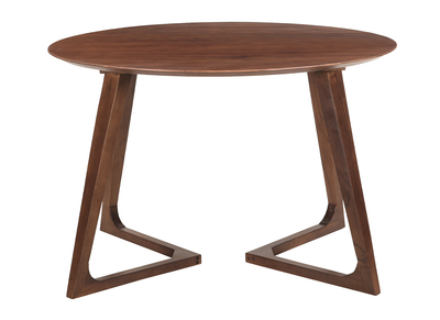 Tavolo design rotondo in legno massello L115 cm BANDOL