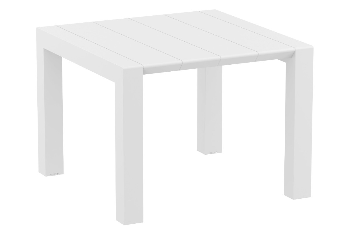 Tavolo estensibile da esterno bianco L100-140 cm PRIMAVERA