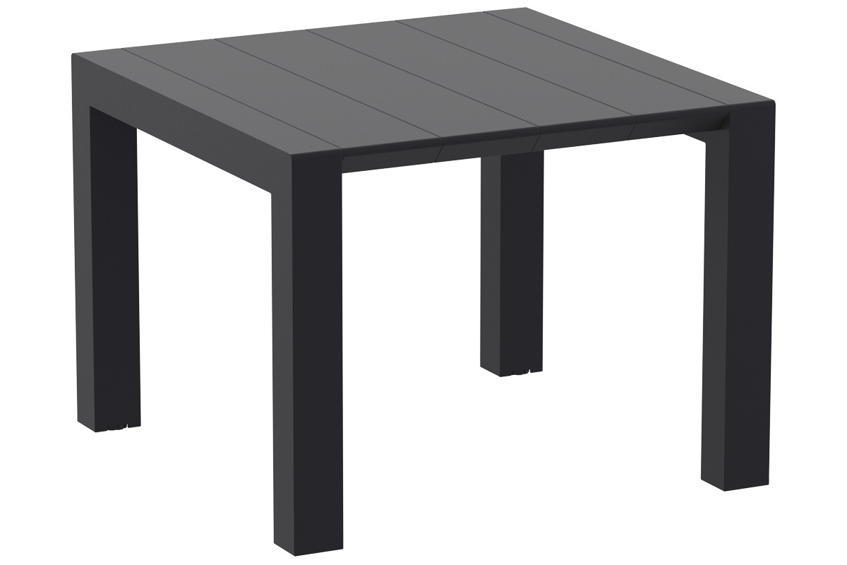 Tavolo estensibile da esterno nero L100-140 cm PRIMAVERA