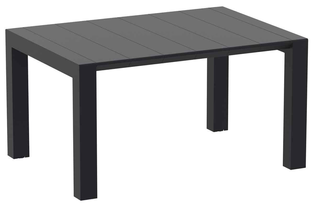 Tavolo estensibile da esterno nero L100-140 cm PRIMAVERA