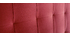 Testata letto capitonné effetto velluto terracotta 160 cm HALCIONA