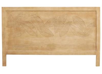Testata letto in legno di mango inciso L165 cm VIBES