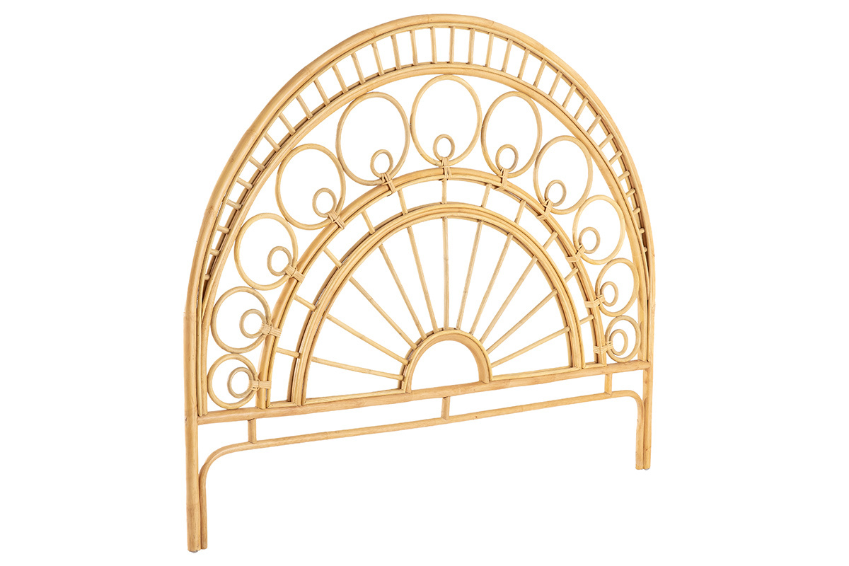 Testata letto in rattan a motivi L160 cm SORAYA