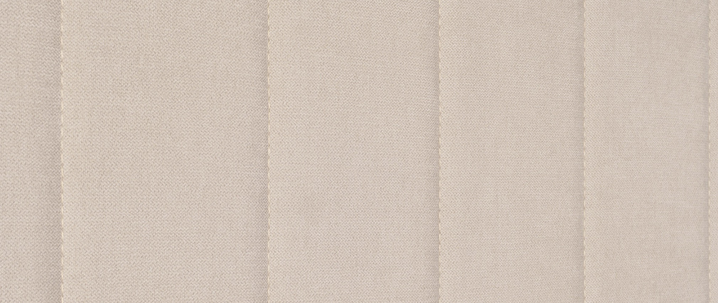 Testata letto in tessuto beige naturale L170 cm NEHA